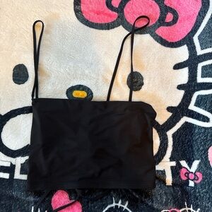 Urban outfitters Black Strappy Crop Top